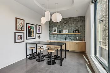 Indoor pet lounge at the pet run at The Mera in St. Louis Park, 55426